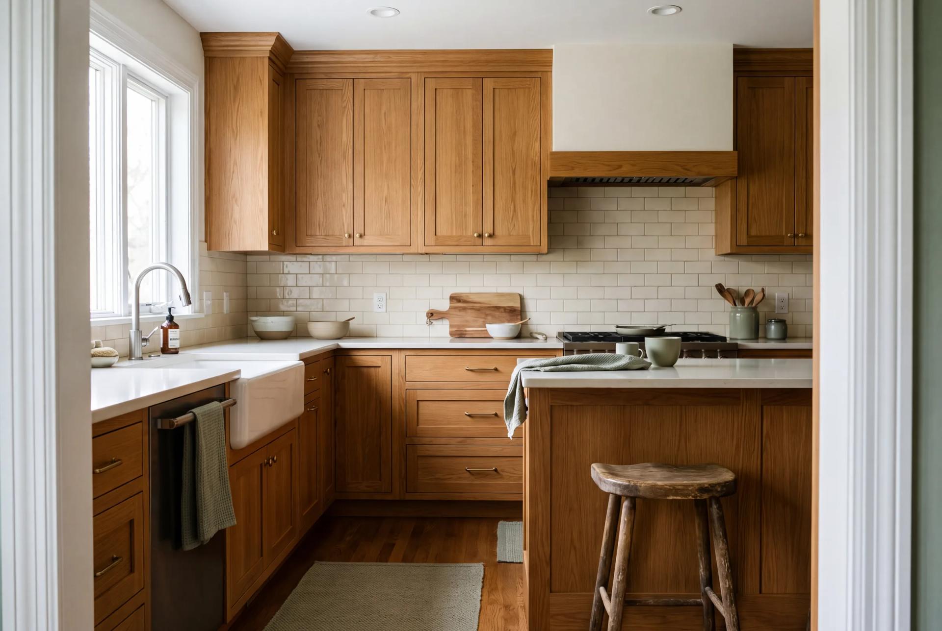 A kitchen kept to a steady standard